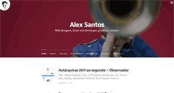 Desktop Screenshot of alexsantos.com